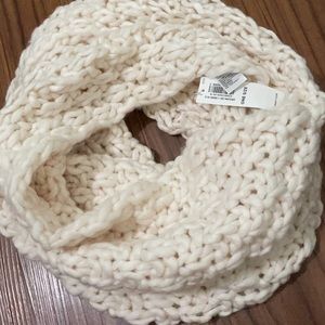 NWT Cream Infinity Scarf
